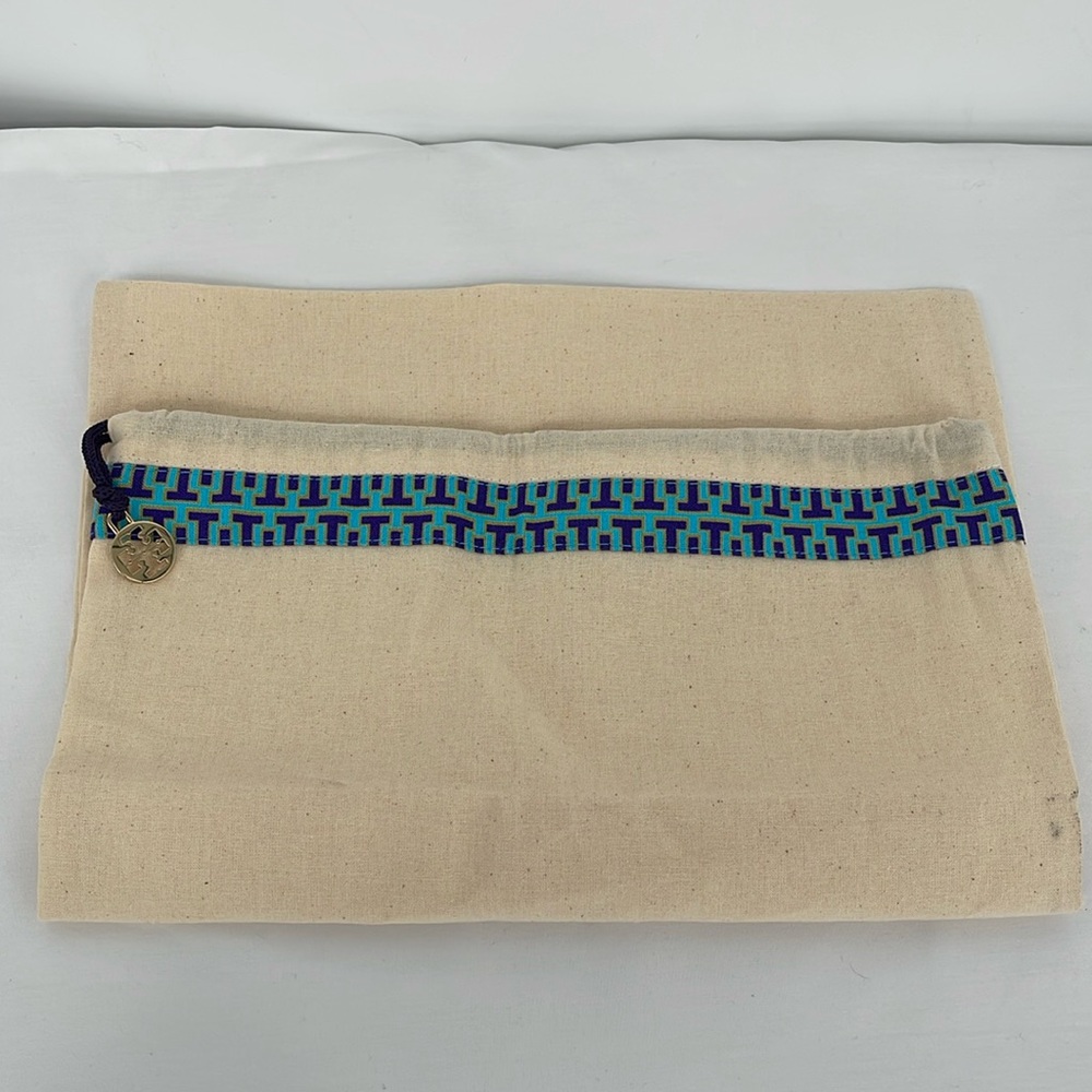 Tory‎ Burch Shoe Dust Bag Drawstring with Gold Charm
